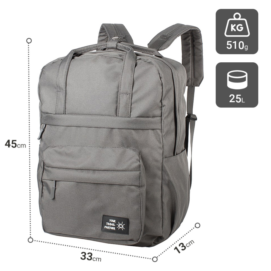 B0378 BUSINESS BACKPACK Рюкзак (серый)