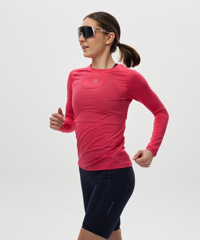Футболка Nordski Pro Magenta W с длинным рукавом (42-L, Magenta, , , )