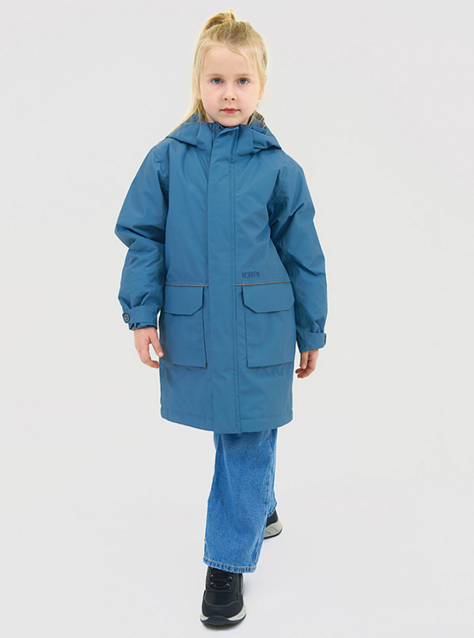 *100300 Куртка детская HANKA (140, 592 Деним, , , , , )