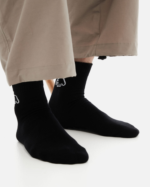 Носки Anteater Low Socks (L, Black_Logo, , , , , )