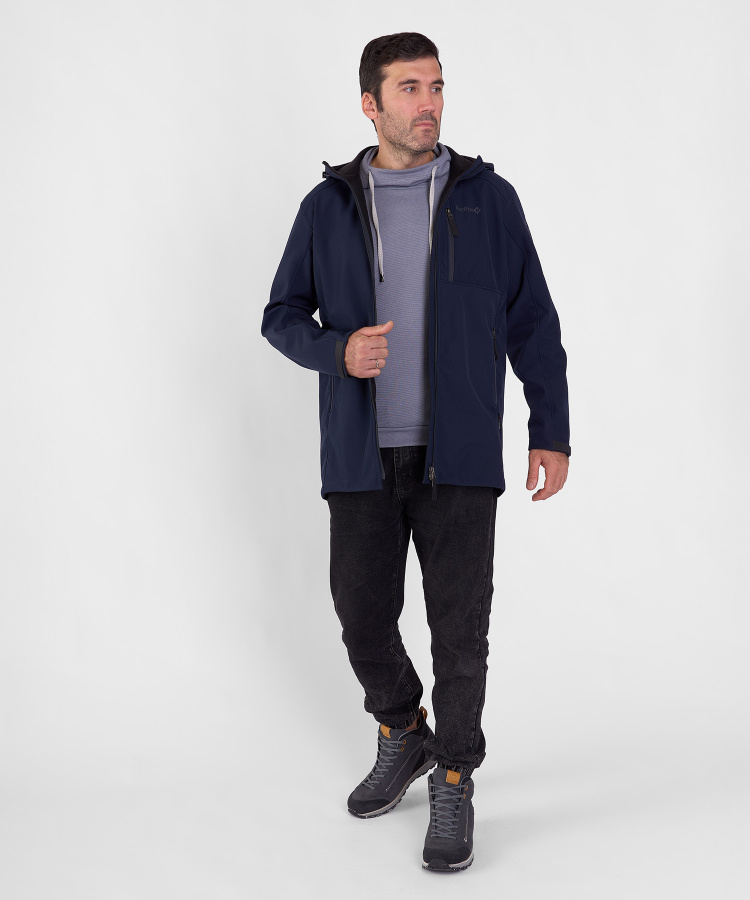 Плащ Dublin Мужской (S, 9930/черно-синий/темно-серый, , , , , )