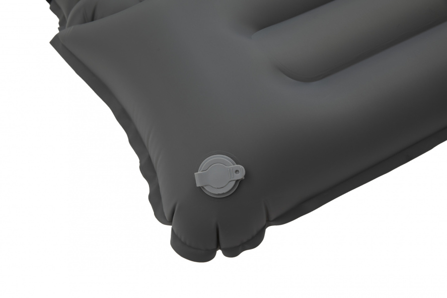 2401 DELUXE 7 коврик надувной (серый, 196х68х7 см)