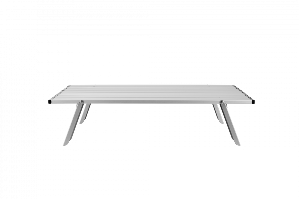 Atepa 2403 mini alunium table l стол скл. алюм (серебристый)