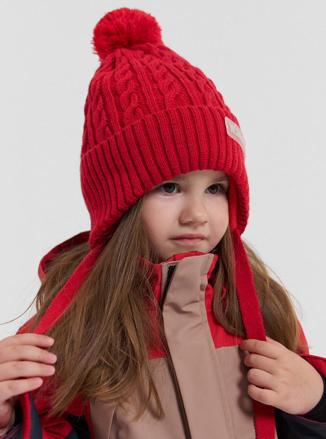 *100472 Шапка детская COLA 2 (One Size, 355 Пламя, , , , , )