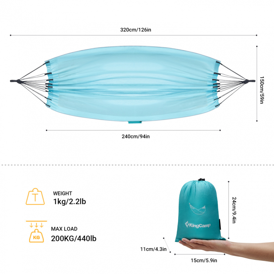 2001 CINDERELLA HAMMOCK гамак (голубой)