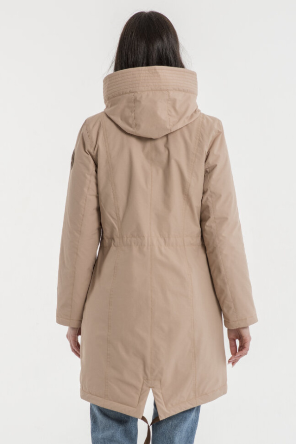 *Парка жен. арт. 48275 (170, Пудра, 96, 104, , , )