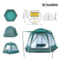 Talberg grand 4 шатер-палатка talberg (зелёный)