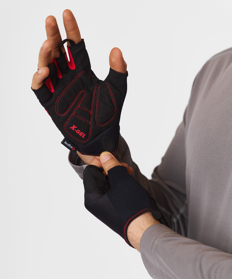 Перчатки Trek II (XS, 1013/черный/красный, , , , )