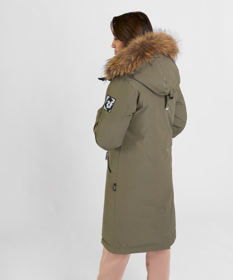 Полупальто пуховое Nyla III Женское (L, 3100/т.оливковый, , , W23-24, , )