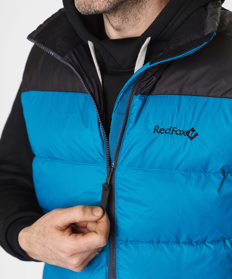 Жилет пуховый Nansen RL Мужской (S, 6910/нептун/черный, , , , , )