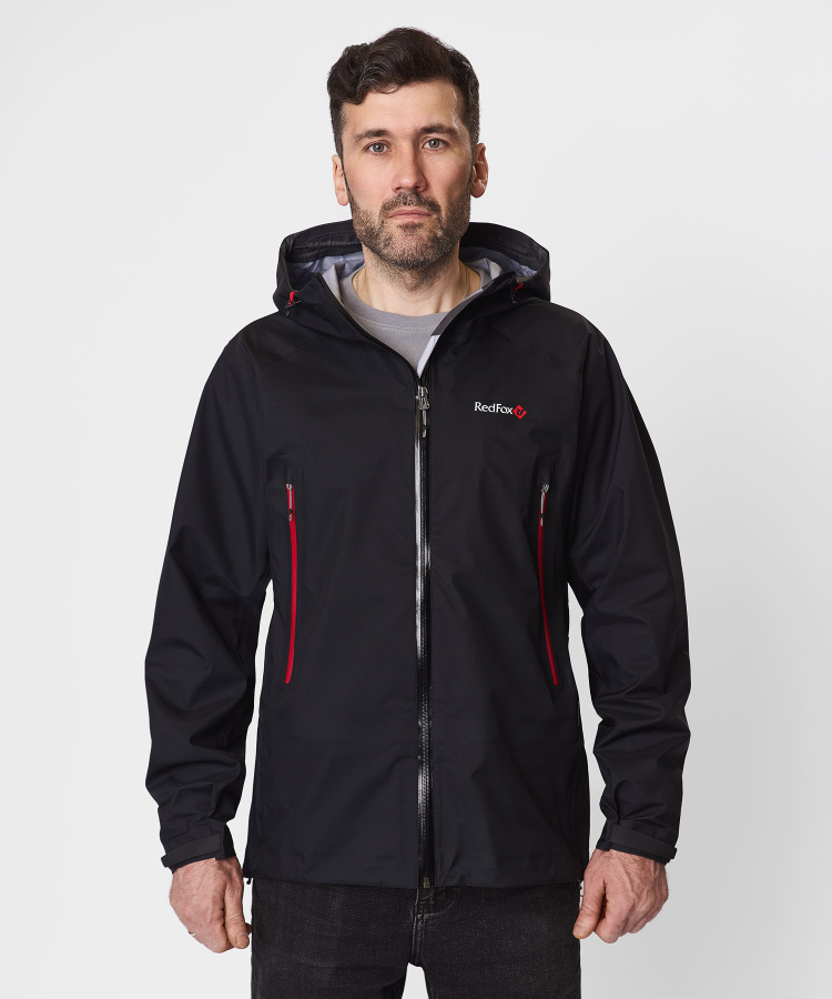 Куртка ветрозащитная Vector GTX V Мужская (XXL, 1010/черный/черный, , , , , )