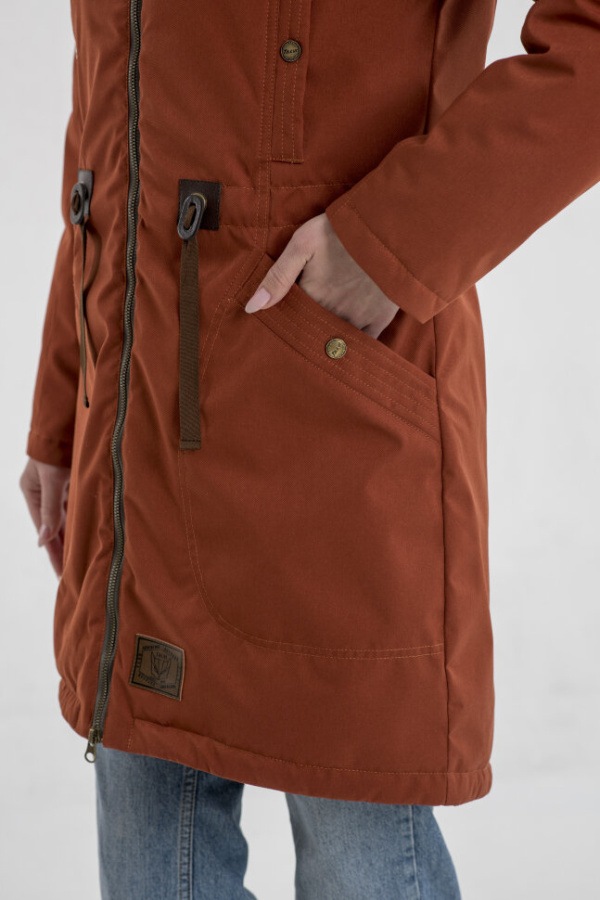 *Парка жен. арт. 48275 (170, Кирпичный, 88, 98, , , )