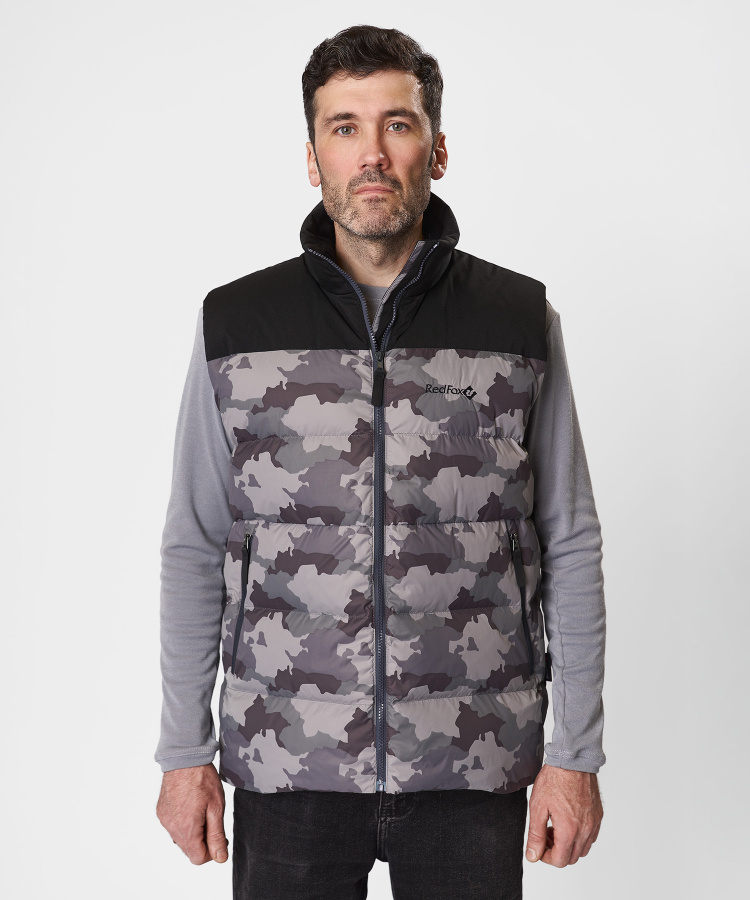 Жилет пуховый Nansen R Мужской (S, J310/принт/черный, , , , , )