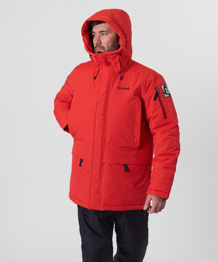 Куртка утепленная Snow Man lV Мужская (XXL, 1300/красный, , , , , )