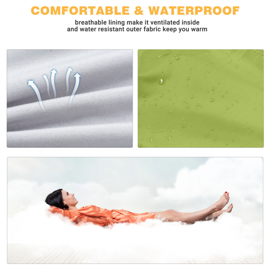 3122 OXYGEN +8С 180x75 спальный мешок (серый, правый)