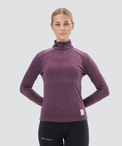 Лонгслив Nordski Impulse Plum W (38-S, Plum, , , , , )