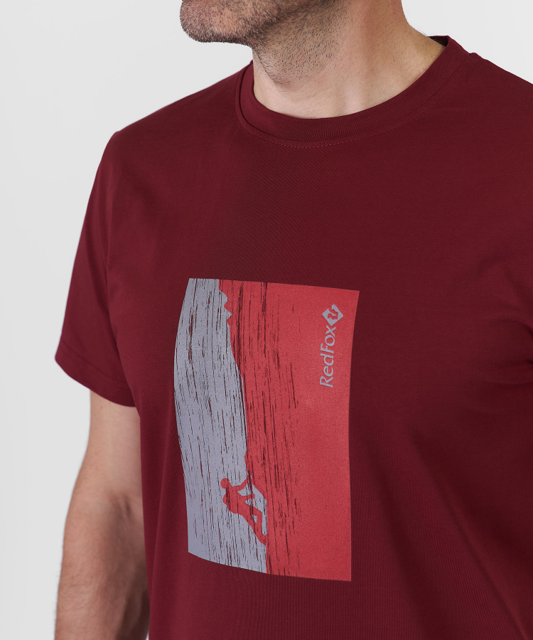 Футболка Rock Мужская (XL, 1100/бордовый, , , , , )