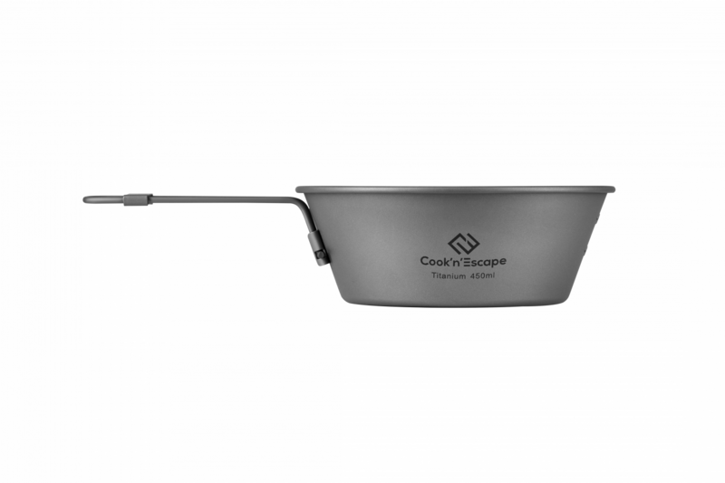 King Camp ca2101 450ml titanium sierra cup ковшик со складными ручками