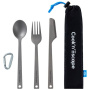 Cook 'n' Escape ca2005 3-piece titanium cutlery set набор стол. приборов