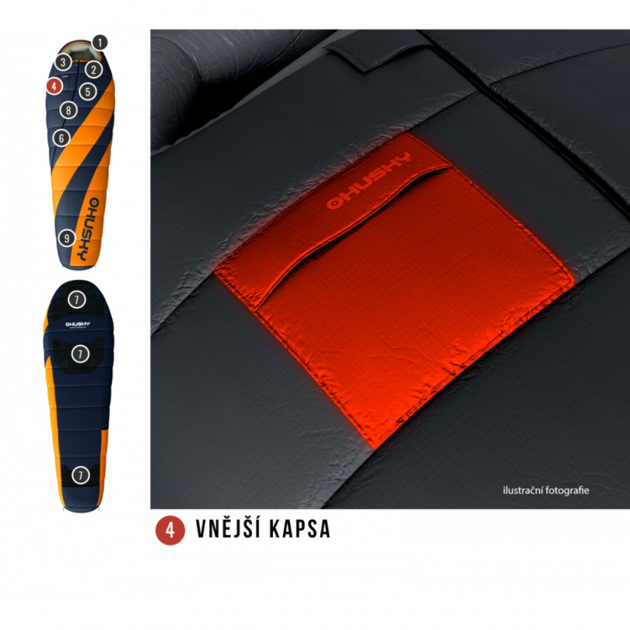 ENJOY LONG -25°С 230х85 спальный мешок (левый)