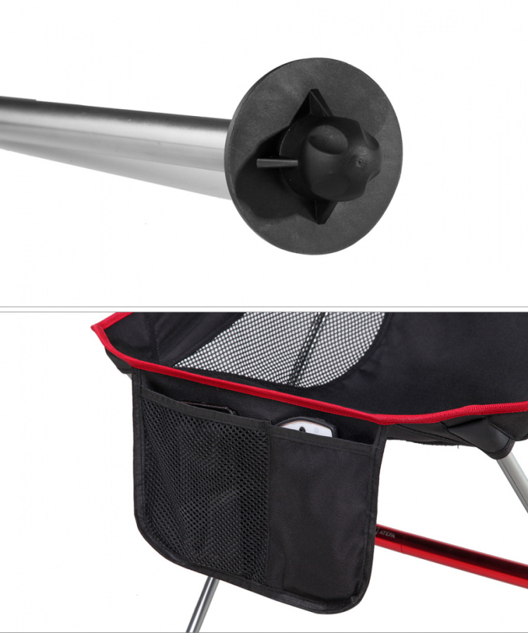 1902 ULTRALIGHT CHAIR M кресло скл. (черный)