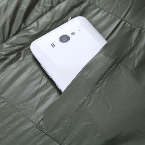 King Camp 8003 protector 600 -21c пуховый спальник (зелёный, правый)