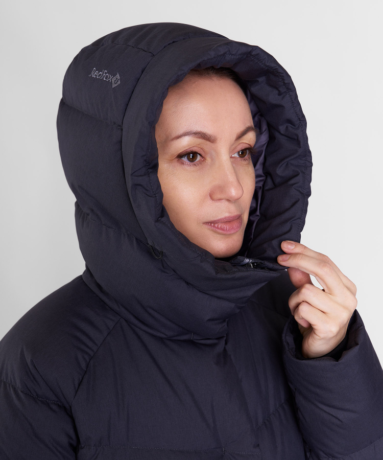 Пальто пуховое Ester VI Женское (XS, 9000/графит, , , , , )