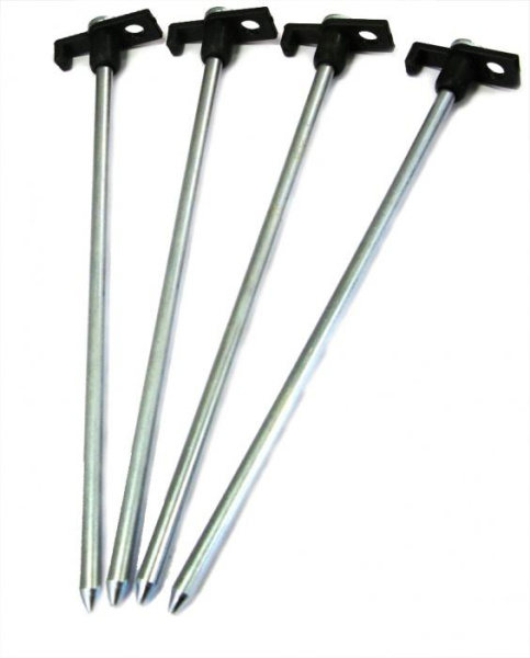 Набор колышков Steel-Peg (4 шт.) (25 см, F700/серебристый, , )