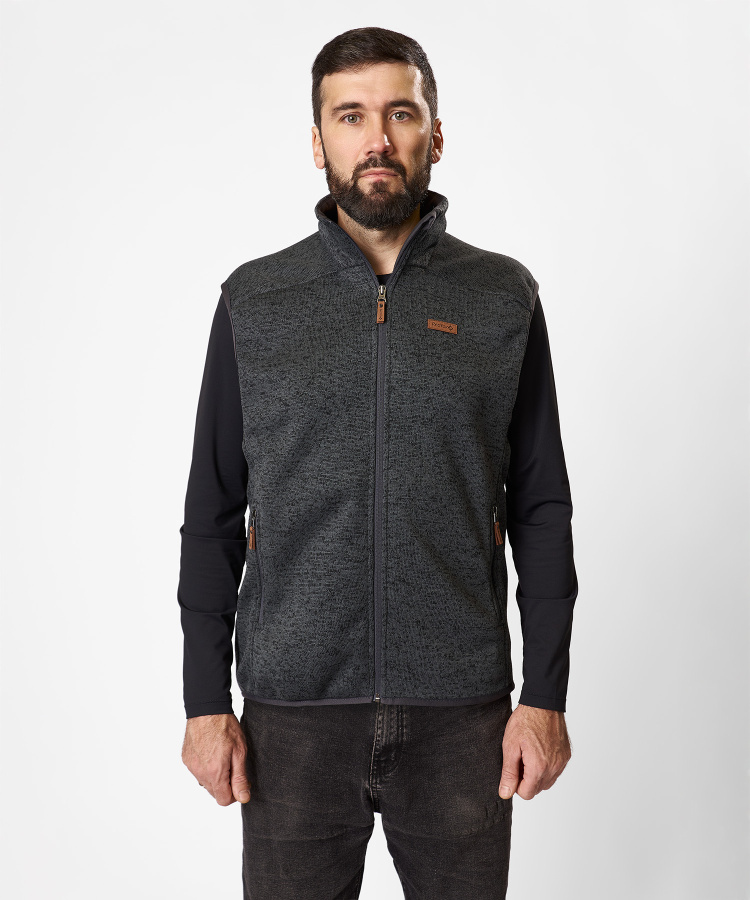 Жилет Tweed Мужской (L, 3000/т.серый, , , , , )