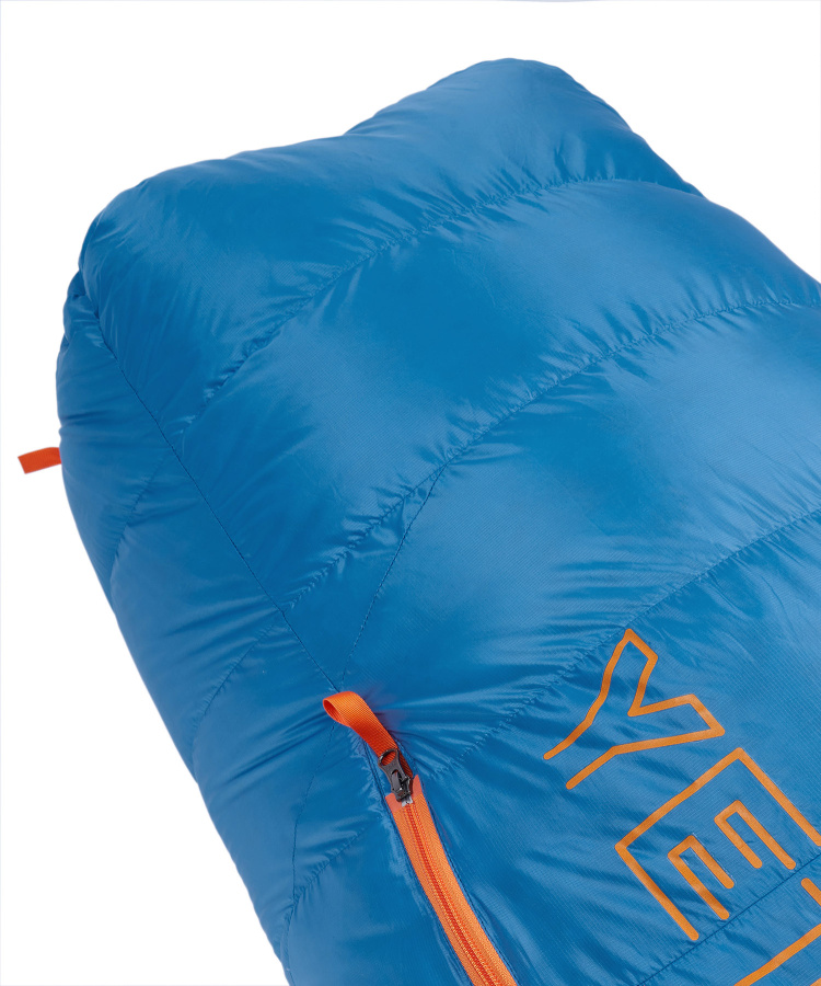 Спальный мешок пуховый Yeti-20C right (Long, 6923/нептун/оранжевый, , , , )