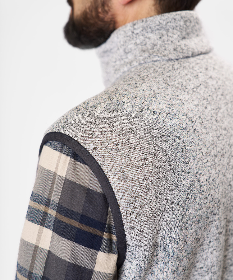 Жилет Tweed Мужской (S, 7000/св.серый, , , , , )