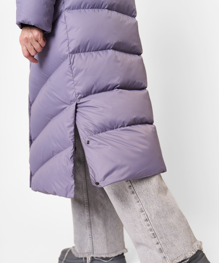 Пальто пуховое Astra Женское (XS, 0700/т.лиловый, , , , , )