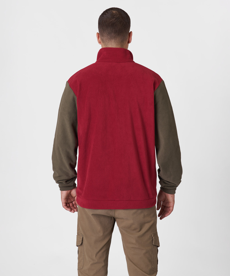 Джемпер Camp Jacket Мужской (XL, 1131/бордовый/т.оливковый, , , , , )