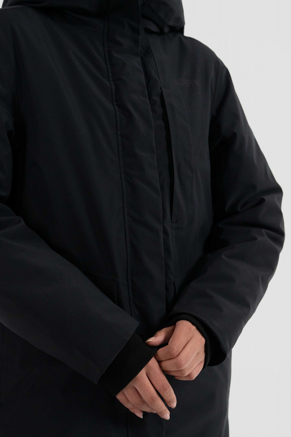 *100409 Пальто женское KOLARY (40, 060 чёрный, , , , , )