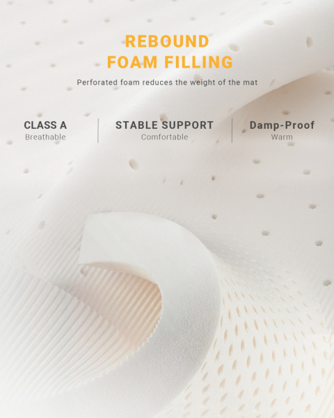 Talberg 3594 comfort double коврик самонад (198x130x4см, синий)