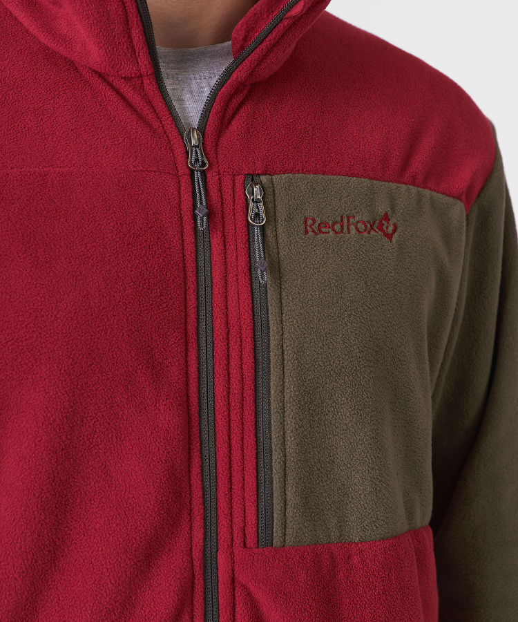 Джемпер Camp Jacket Мужской (XL, 1131/бордовый/т.оливковый, , , , , )