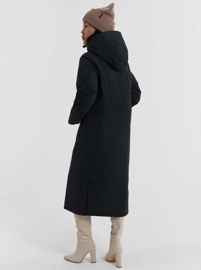 *100409 Пальто женское KOLARY (40, 060 чёрный, , , , , )