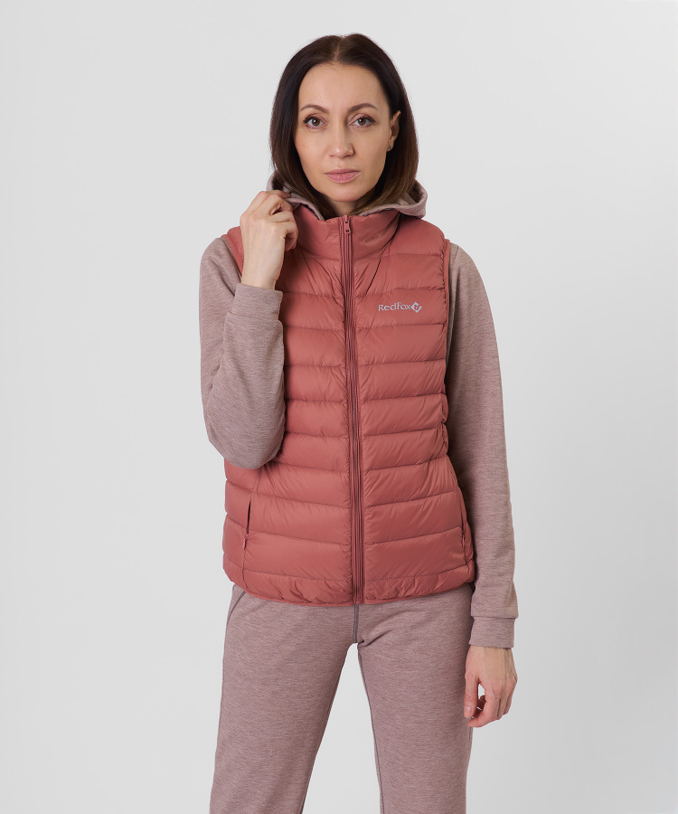 Жилет пуховый Town Женский (XL, 1700/кораллово-розовый, , , , , )