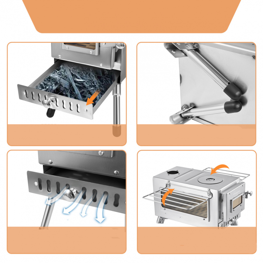 King Camp 2319 hot tent stove печка