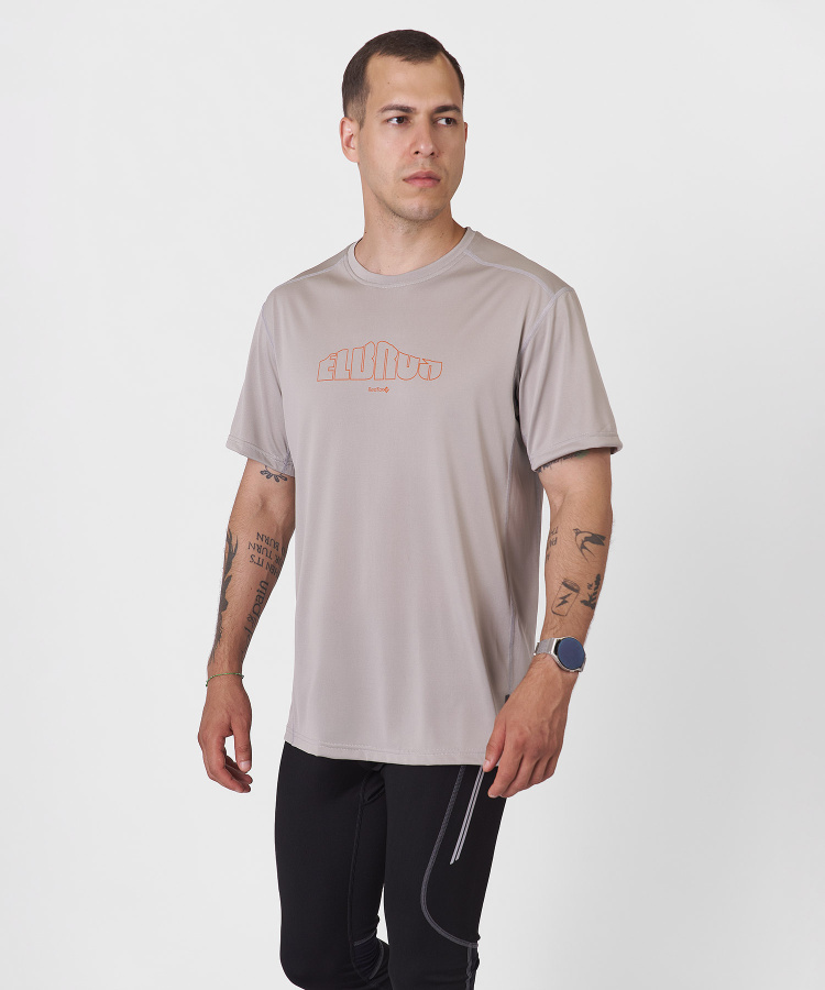 Футболка Interline Мужская (L, 3700/серо-бежевый, , , , , )