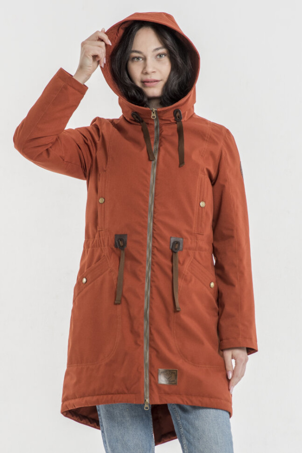 *Парка жен. арт. 48275 (170, Кирпичный, 88, 98, , , )