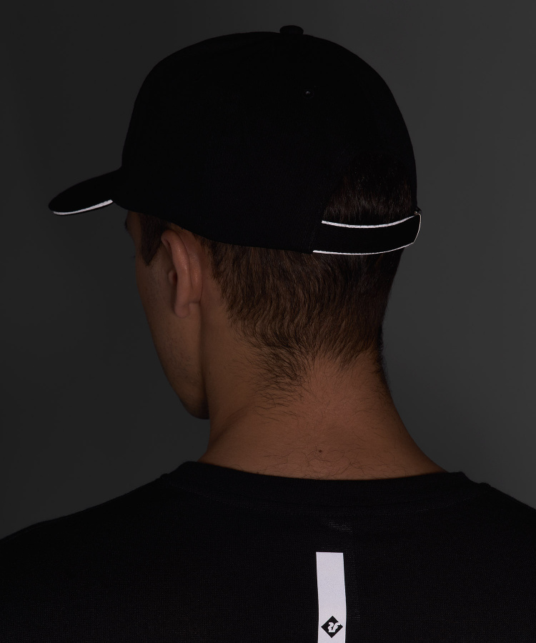 Кепка со светоотражающим кантом (, Черный, , , , , )