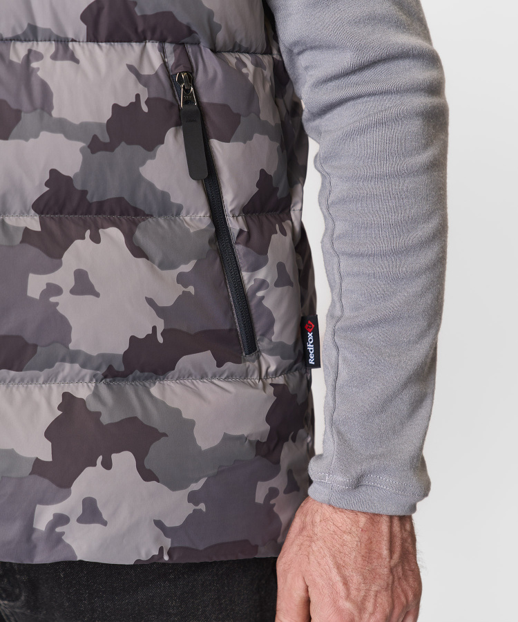 Жилет пуховый Nansen R Мужской (S, J310/принт/черный, , , , , )