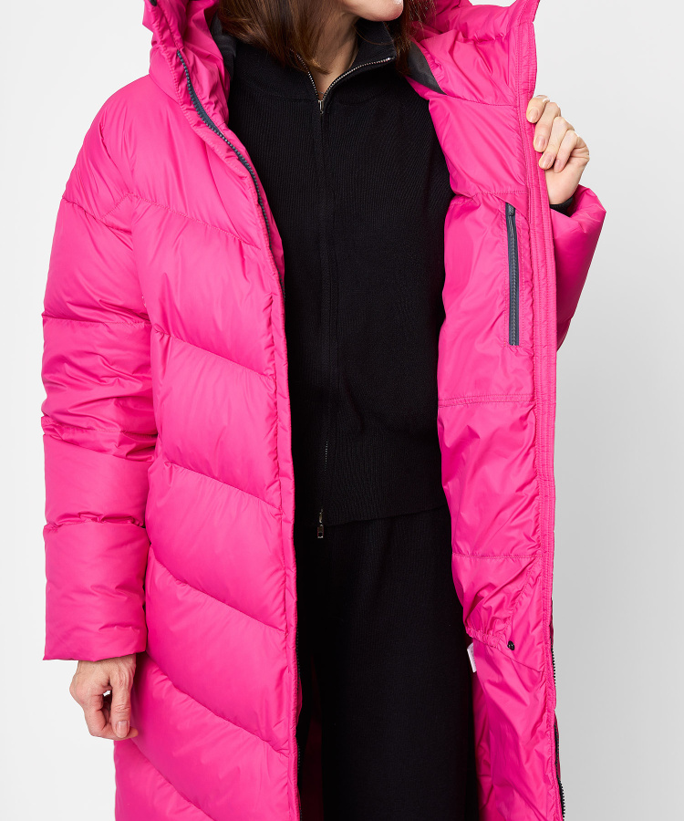 Пальто пуховое Astra Женское (S, 0500/розовый, , , , , )