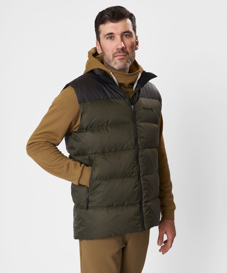 Жилет пуховый Nansen RL Мужской (M, 4110/хаки/черный, , , , , )