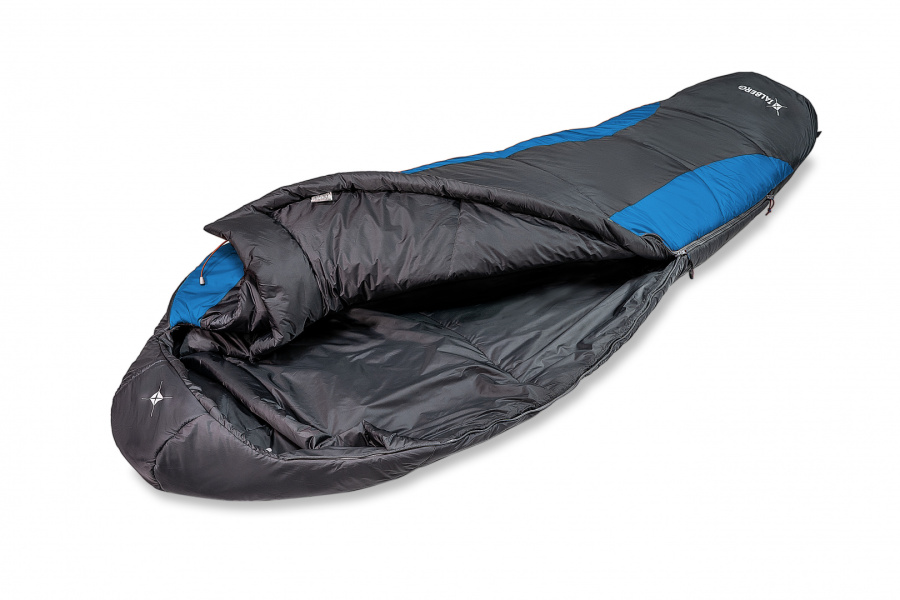SUMMIT EXP -28°C спальный мешок (-28С, серый/синий правый)