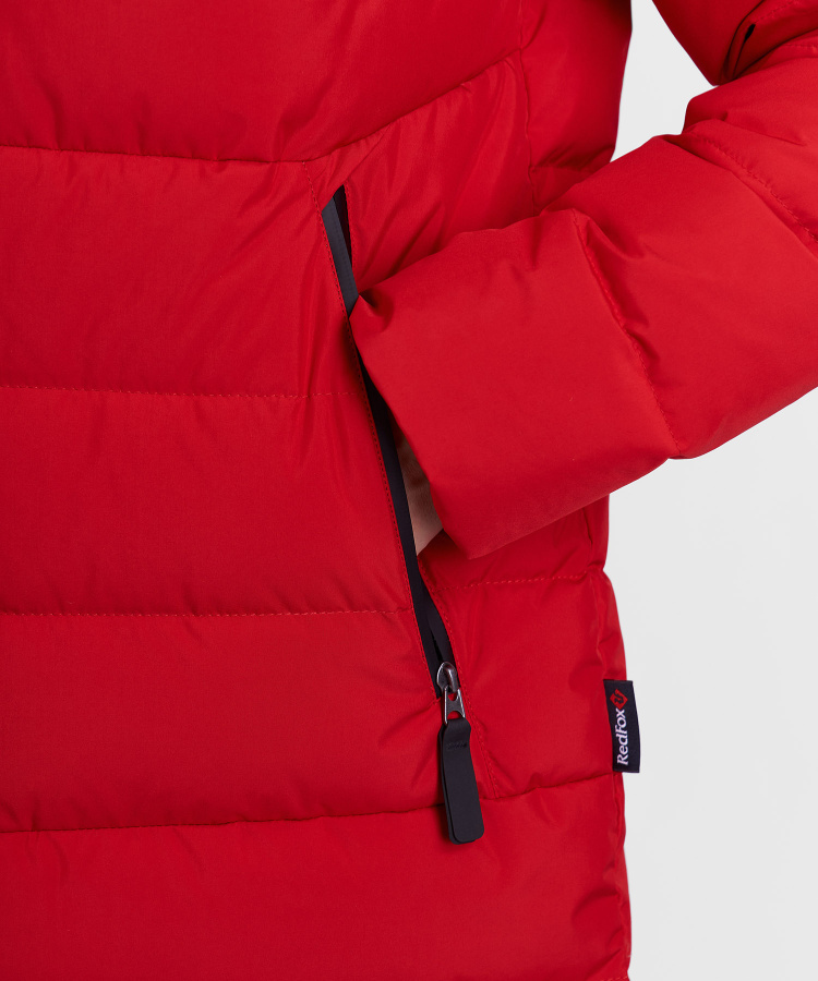 Пальто пуховое Siberia III Женское (M, 1300/красный, , , , , )