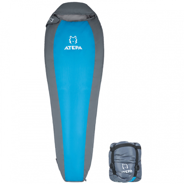 Atepa 2002 compact 1000 0°с 215х75х50 спальный мешок (0c, зеленый левый)