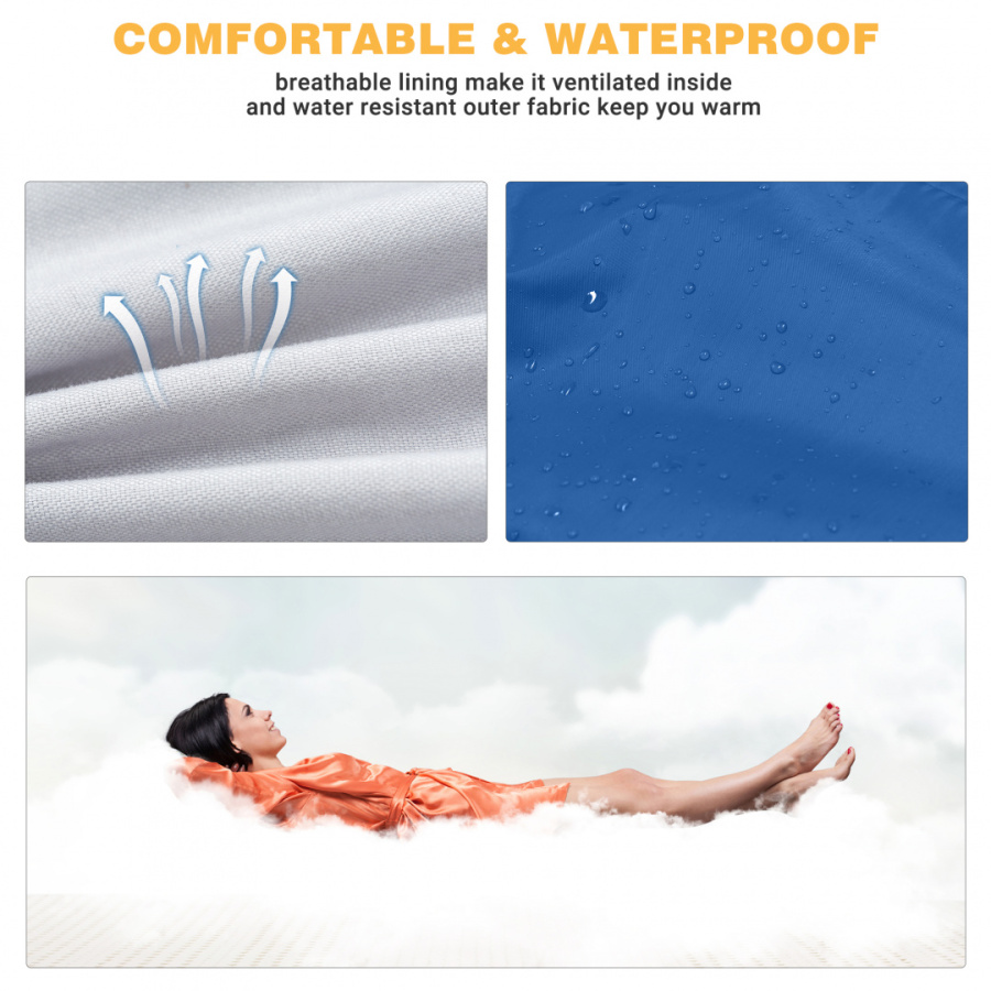 3122 OXYGEN +8С 180x75 спальный мешок (серый, правый)