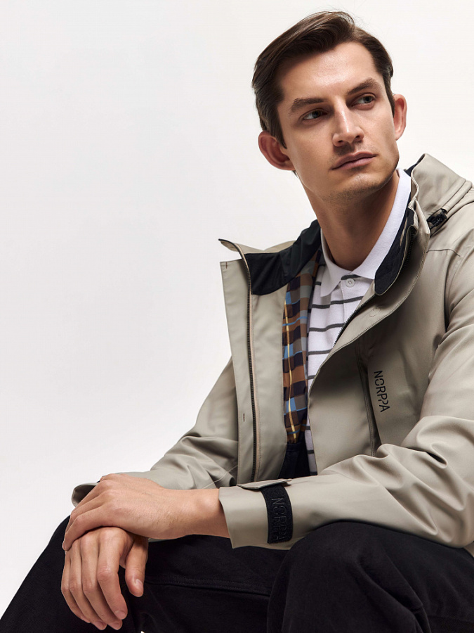 *100362 Куртка мужская TEREK (XL, 121 светло-серый, , , , , )